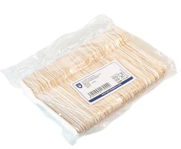 Colher Madeira Pequena Gelado 9cm Sobremesa Talheres Descartáveis Take Away
