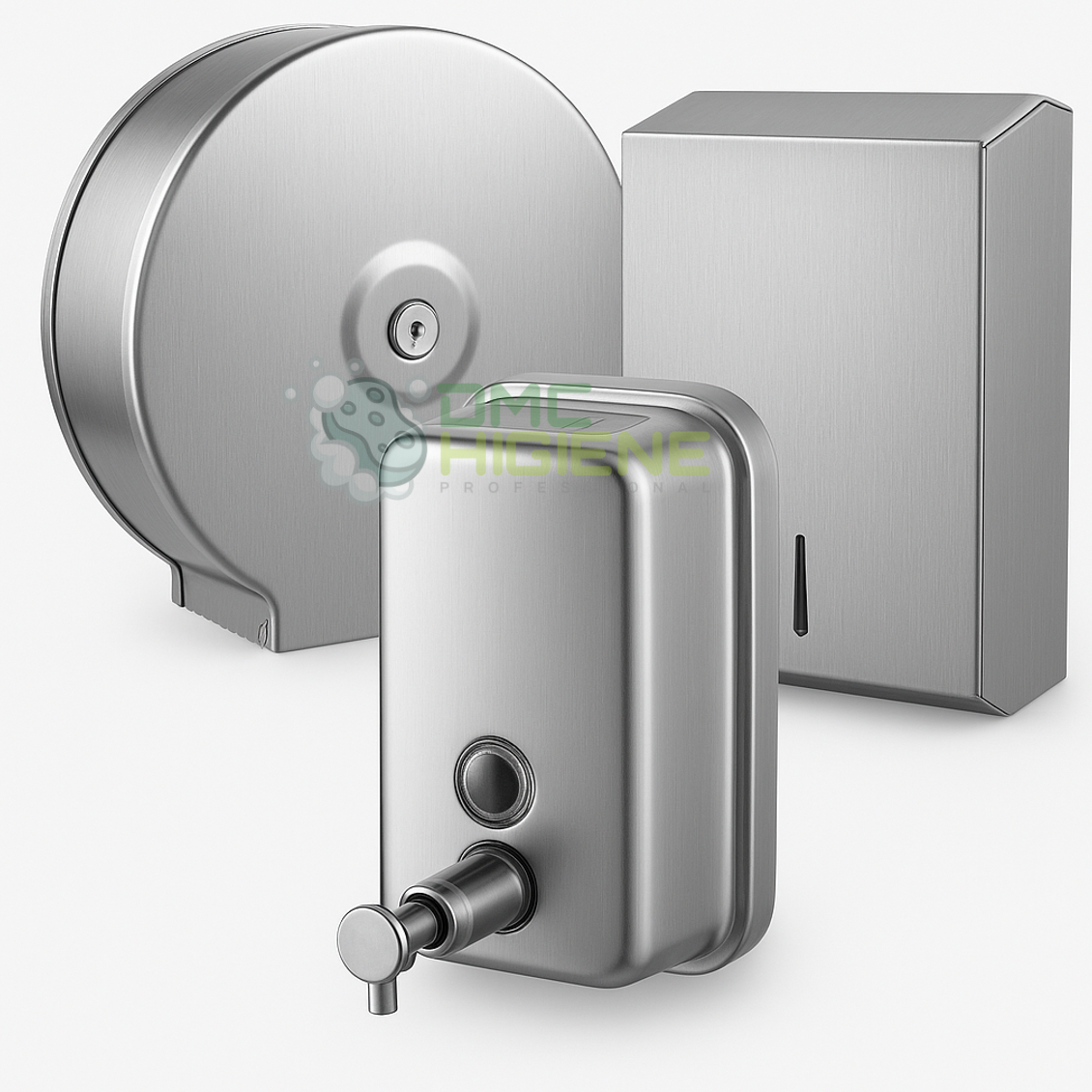 Dispensador Papel Higiénico Jumbo Inox Escovado