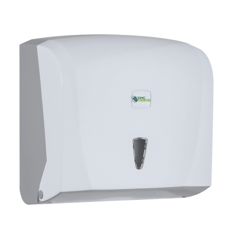 Dispensador Toalhas Mão Zig-Zag Branco