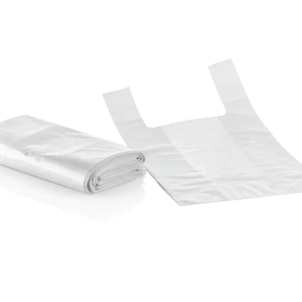 DELFI PRO ASA PEBD Saco Plastico Alça Branco Compras Embalagem 5Kg 30x40cm 40x50cm 50x55cm 60x70cm Empresas Supermercado