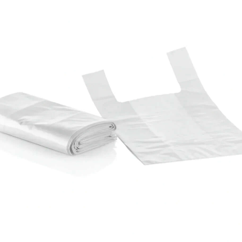 DELFI PRO ASA PEBD Saco Plastico Alça Branco Compras Embalagem 5Kg 30x40cm 40x50cm 50x55cm 60x70cm Empresas Supermercado
