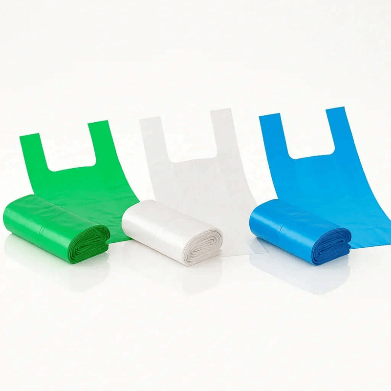 DELFI PRO ASA PEBD Saco Plastico Alça Branco Compras Embalagem 5Kg 30x40cm 40x50cm 50x55cm 60x70cm Empresas Supermercado