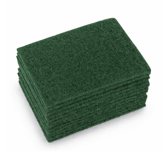 Esfregão Verde Abrasivo Cortado Profissional | Pk12