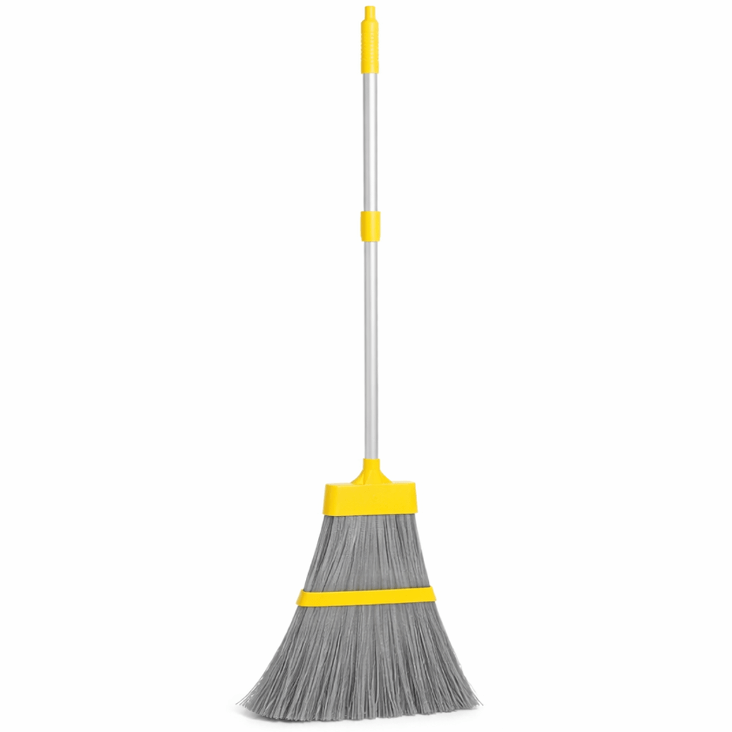 Vassoura de Jardinagem em Palheta Nylon com Cabo Extensível