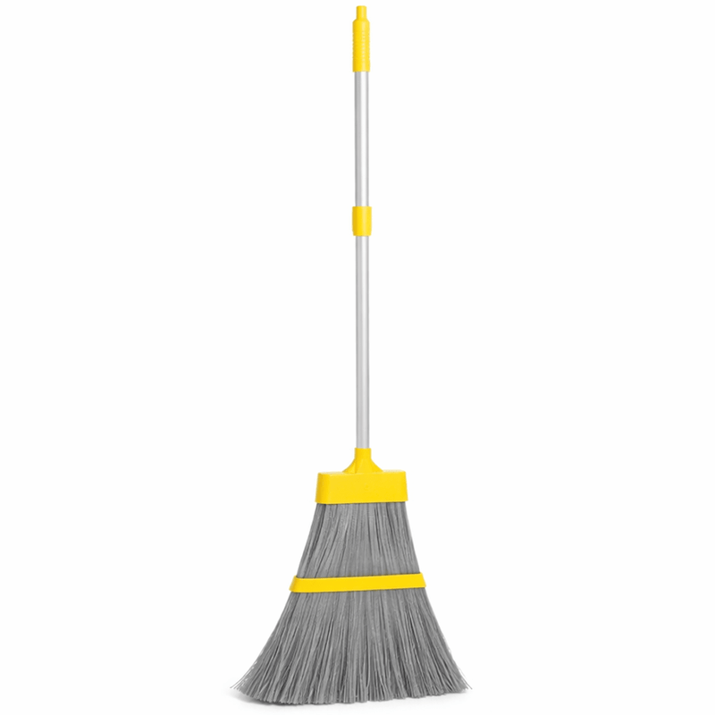 Vassoura de Jardinagem em Palheta Nylon com Cabo Extensível