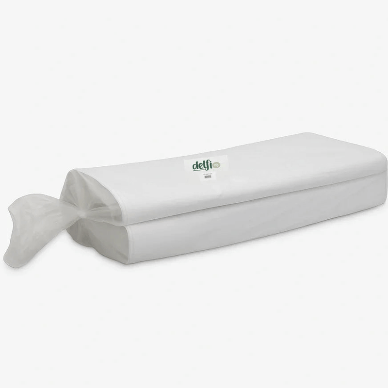 Sacos do Lixo Brancos Industriais 80x120cm da Delfi, embalagem de 10Kg, ideais para resíduos pesados.