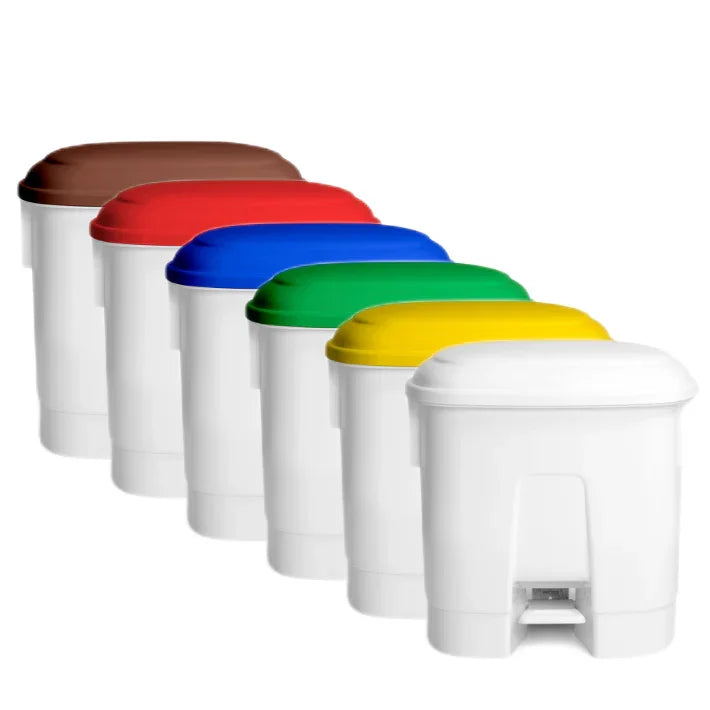 Balde do Lixo Profissional com Pedal 30L em várias cores, ideal para ambientes profissionais.