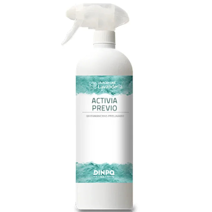 Garrafa de Spray Humectante Tira-Nódoas Profissional com a capacidade de 1000ml da marca DINPQ ACTIVIA PREVIO