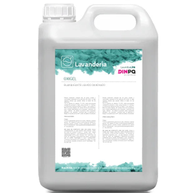 Garrafão de Branqueador da Roupa em Gel Oxigenado Profissional 5L da marca DINPQ OXIGEL