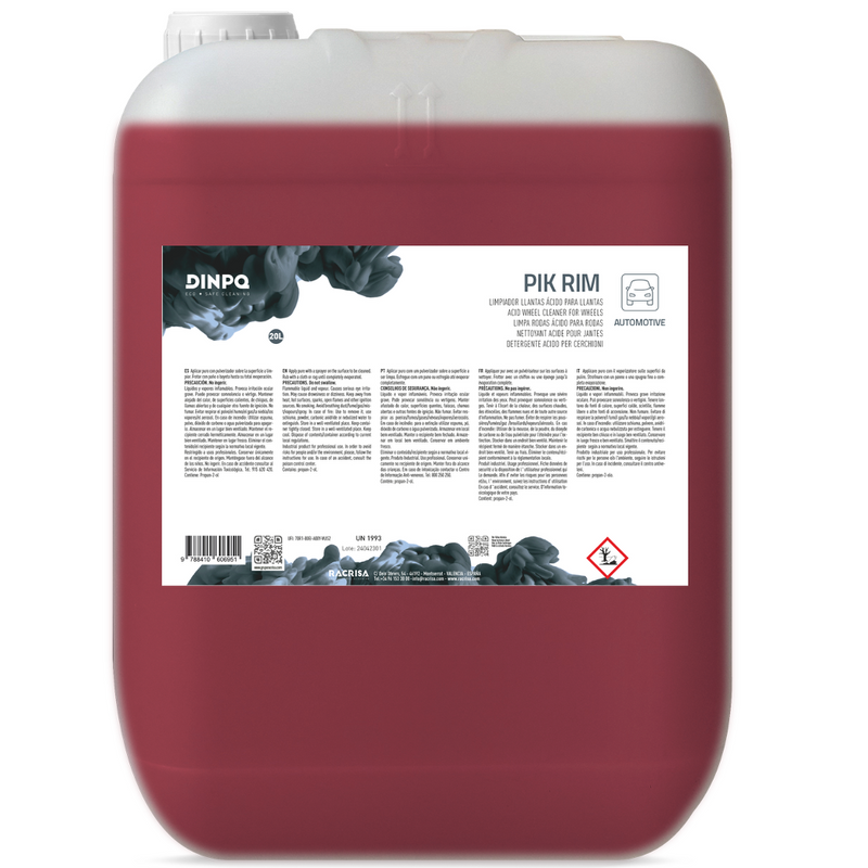 Detergente Limpador de Jantes Ácido Concentrado| 20L
