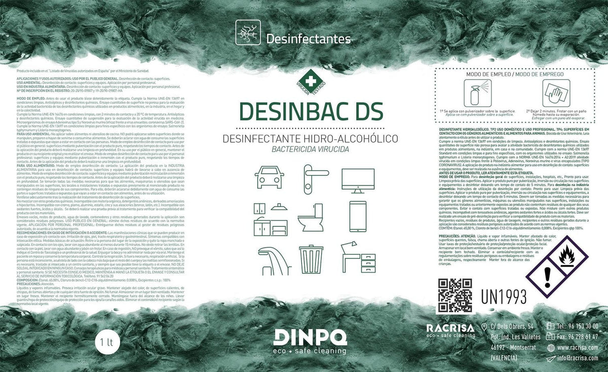 Detergente Desinfetante Hidroalcoólico Profissional | 5L