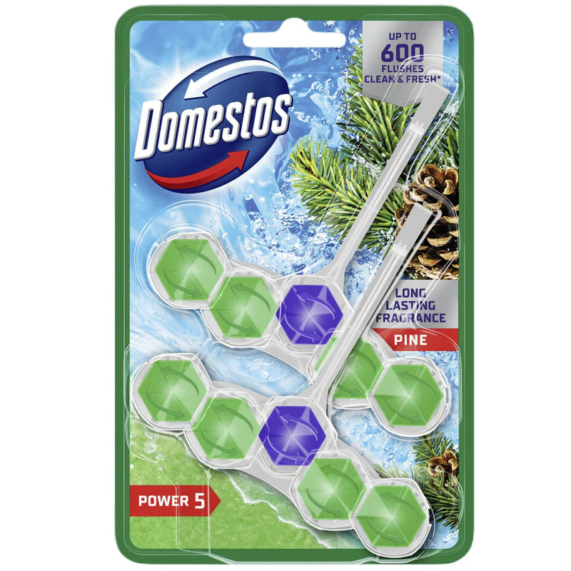 Bloco de Sanita Perfumado Domestos Power 5 Duopack