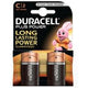 Pilhas Alcalinas C LR14 DURACELL em embalagem de 2 unidades com garantia de longa duração