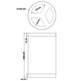Ecoponto em Bloco Inox Redondo com 3 Separadores