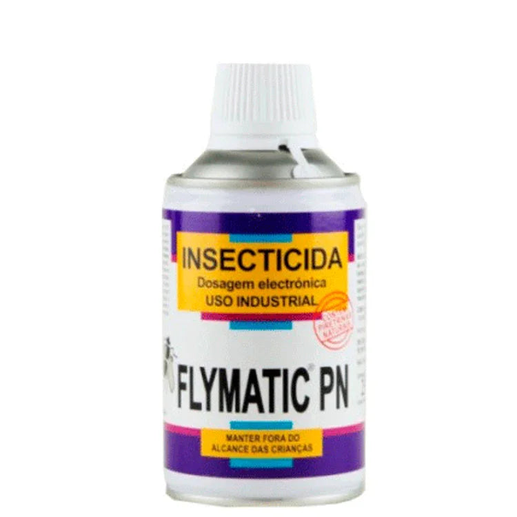lata de Inseticida Aerossol Recarga para Dispositivos Profissionais da marca FLYMATIC PN