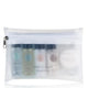 Kit de Amenities Geneva Guild (6pcs) em embalagem plástica transparente, ideal para viagens.