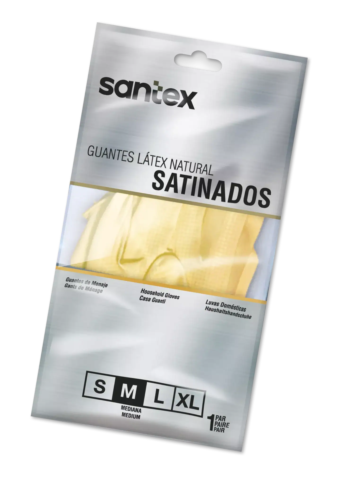 Luva Latex Satinada Reforçada