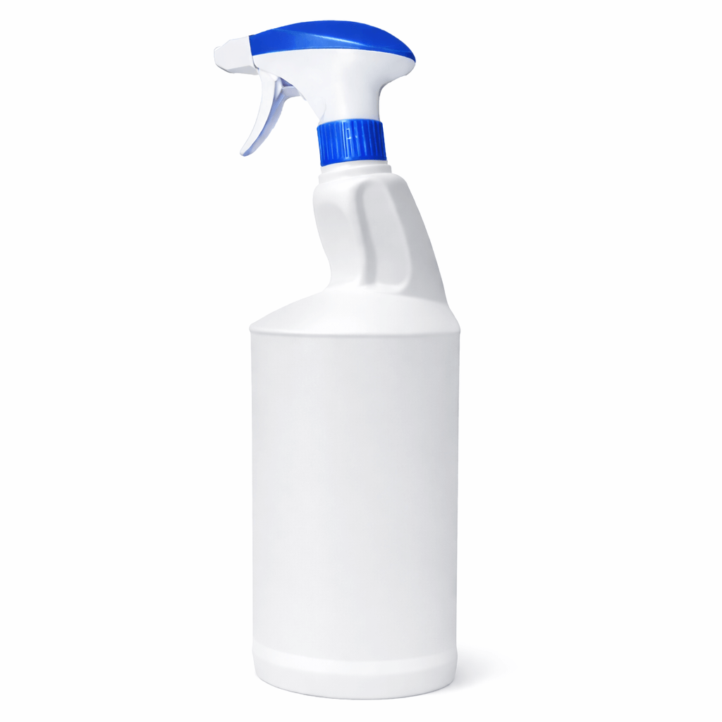 Garrafa Profissional para Detergentes 750ml com pistola pulverizadora incorporada