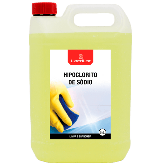 HIPOCLORITO SODIO LACRILAR EXTRA 13% CLORO ACTIVO Lixivia Extra Forte Garrafão 5 Litros Empresas