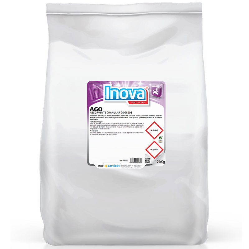 Absorvente Industrial Granulado para Derrames | 20Kg