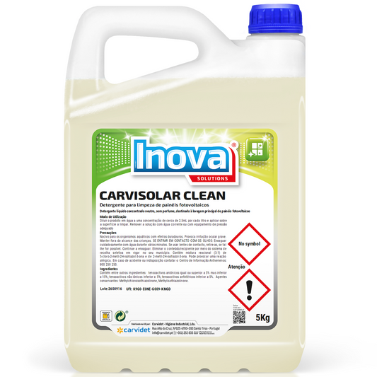 Detergente para Limpeza de Painéis Solares Fotovoltaicos | 5L