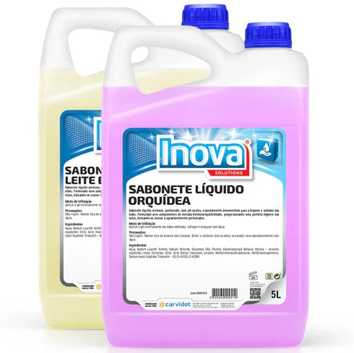 Sabonete Líquido das Mãos Suave Super Perfumado 5L disponivel em vários aromas