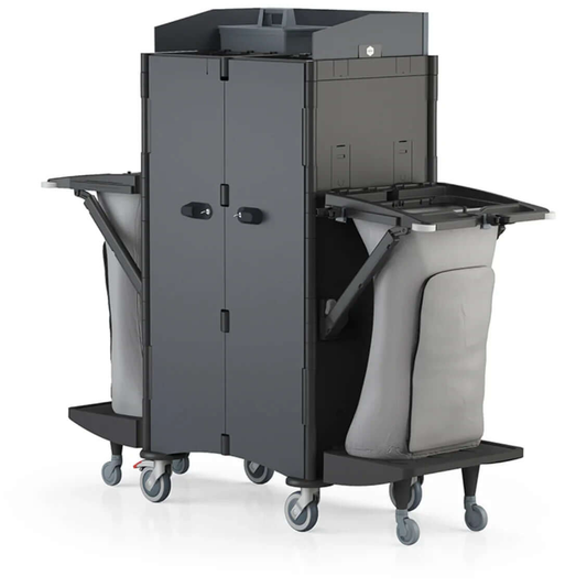 Carrinho Serviço Housekeeping IPC BRIX HOTEL MAXI com design funcional e ergonómico, ideal para 10-12 quartos.