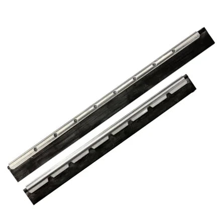 Guia em Inox com Borracha para Rodo Limpa Vidros PULEX CHANNEL