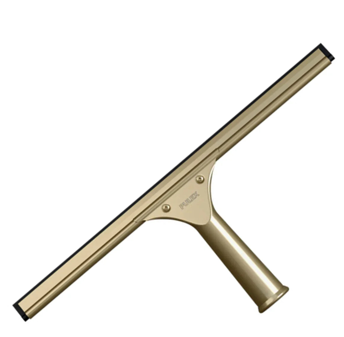 Sistema de Guia em Latão com Borracha para Rodo Limpa Vidros PULEX 35cm BRASS
