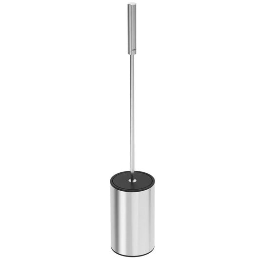 Conjunto Porta Piaçaba Inox Premium JNF em design elegante e compacto, ideal para banheiros modernos.