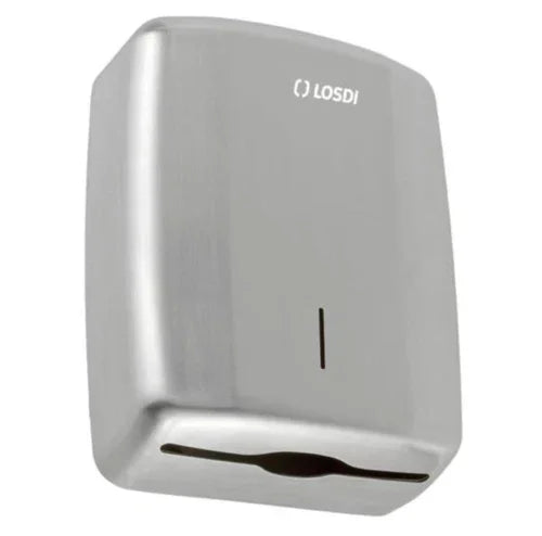 Dispensador Toalhas Mão Zig-Zag Inox Escovado Papel Mãos Empresas LOSDI ELEGANCE