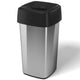 Papeleira Aberta XL Cinza Metal 60L com design elegante e robusto, ideal para decoração personalizada.