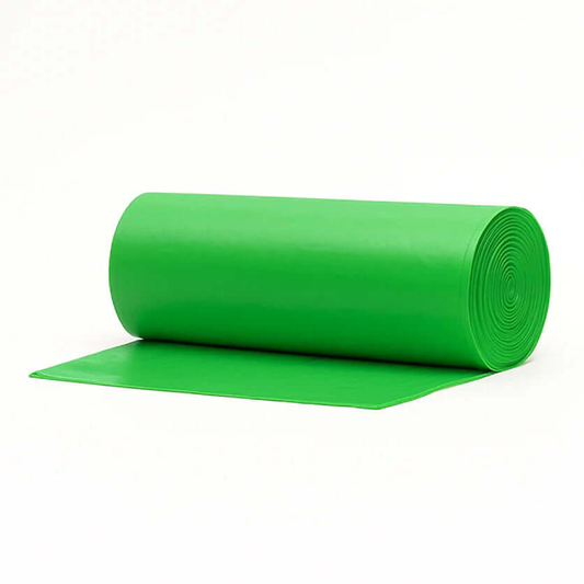 Sacos do Lixo Verdes em Rolo 50L - Rolo de sacos verdes para gestão de resíduos diários.