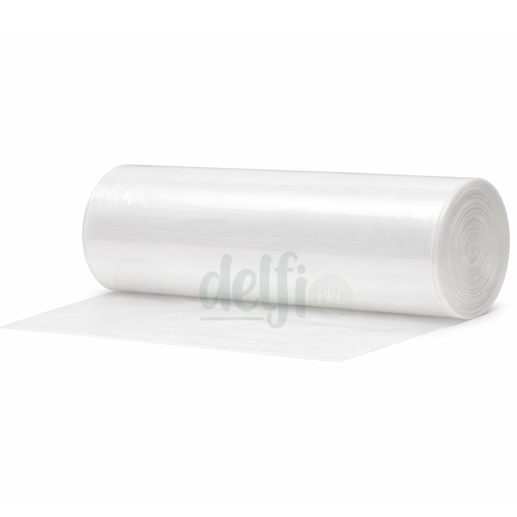 Saco Lixo Transparente Rolo 50L