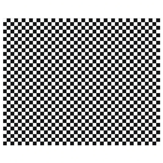 papel folha anti-gordura fitipaldi 31x38cm xadrex preto branco 1000 folhas hamburger fast food restaurante
