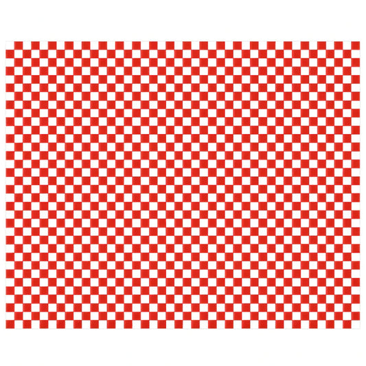 papel folha anti-gordura fitipaldi 31x38cm xadrex vermelho branco 1000 folhas hamburger fast food restaurante