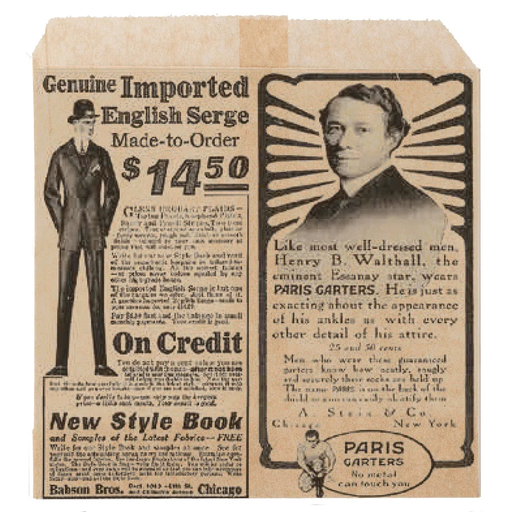 PAPEL BOLSA FRITAS ANTI-GORDURA TIMES OLD 12x12 