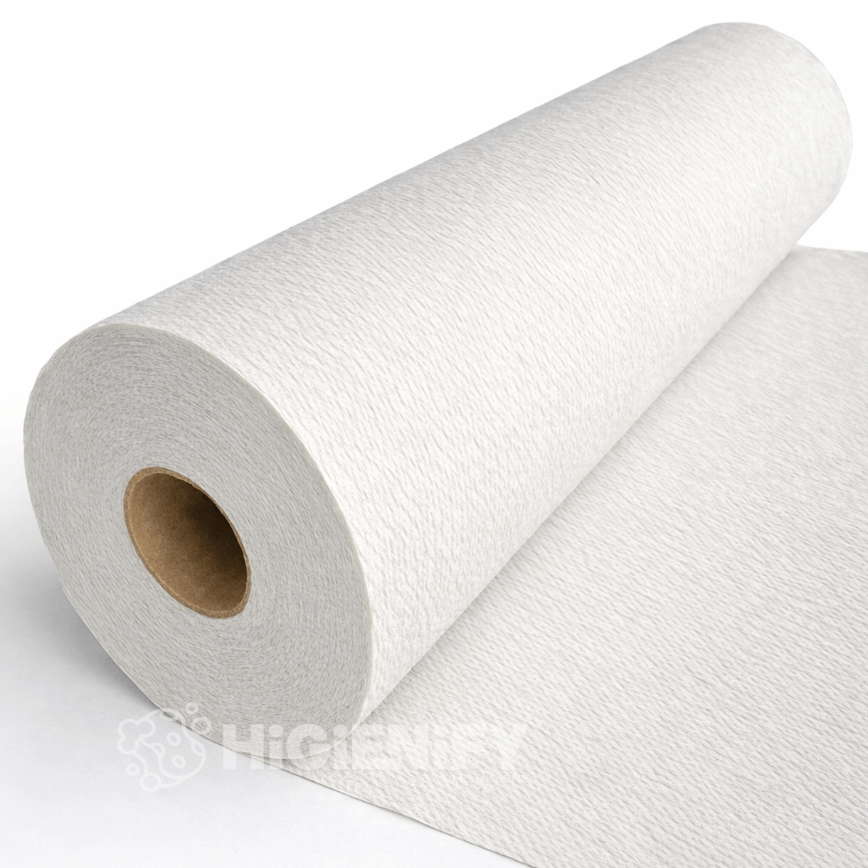 Rolo de Papel Marquesa Crepado Branco 50cm x 100M (Pk2)