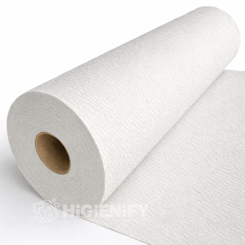 Rolo de Papel Marquesa Crepado Branco 60cm x 100M (Pk2)