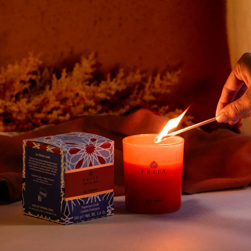 Vela Aromática Decorativa Prija Jus d'Ambre | 160g