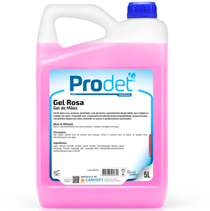 Sabonete Líquido Gel Perolado | Prodet Gel P | DMC Higiene