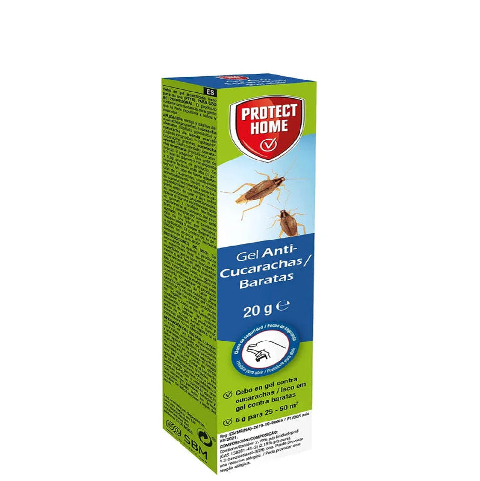 Inseticida em Seringa Gel Concentrado para Baratas 20g da marca PROTECT HOME