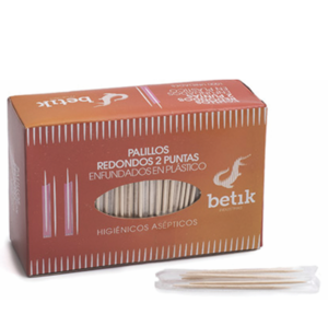DELFI ECOLINE PM Palito Redondo Madeira Individual 6,5cm Pack 1000un ...