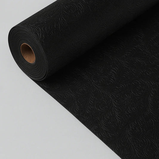 Rolo Papel Tête à Tête Preto Deco | NOVOTEX PLUS