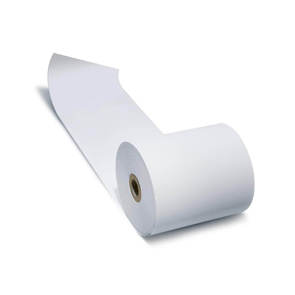 Rolos de Papel Térmico para Registadoras 80x80x11mm em rolo, ideal para máquinas registadoras e impressoras P.O.S.