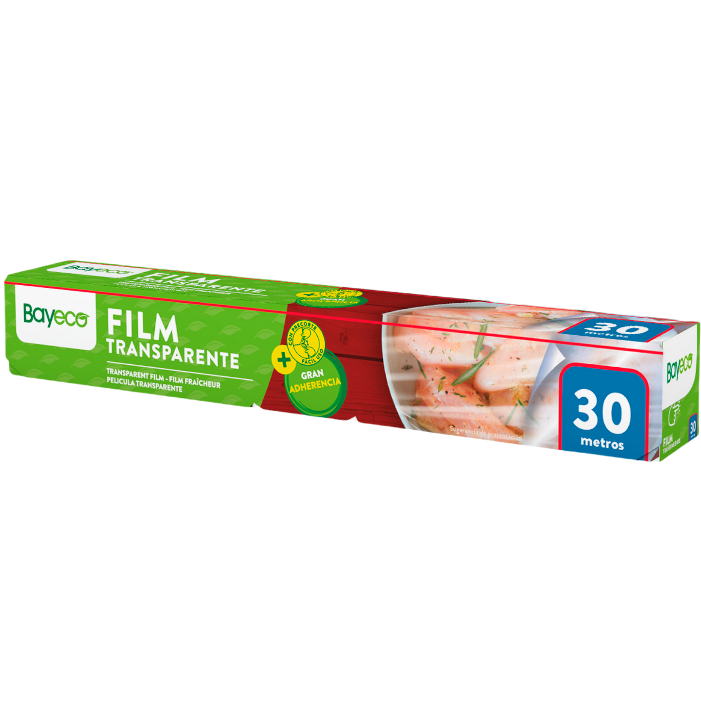 Rolo de Película Aderente 30 Metros BAYECO PA30 Filme Alimentar Rolo Formato Doméstico Cozinhas Barato Económico