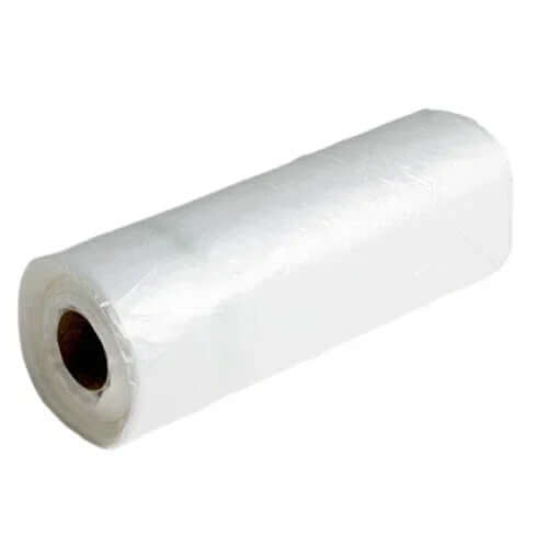 Saco Plástico Fino Transparente PEAD 20x30cm em Rolo | Embalagem de 500un para transporte de alimentos.