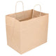 Saco Kraft Asa Torcida 46+16x49cm Compras Take Away Menu Restaurante Empresas