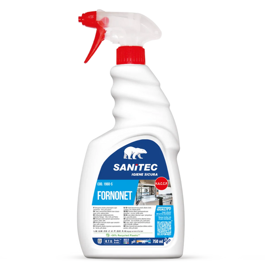 Garrafa Pulverizadora de Desengordurante Profissional Extra Forte Spray 750ml SANITEC FORNONET
