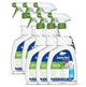 Caixa com 6 Garrafas de Spray de Detergente Limpa Vidros e Superfícies Ecológico Spray SANITEC GREEN POWER CRYSTAL